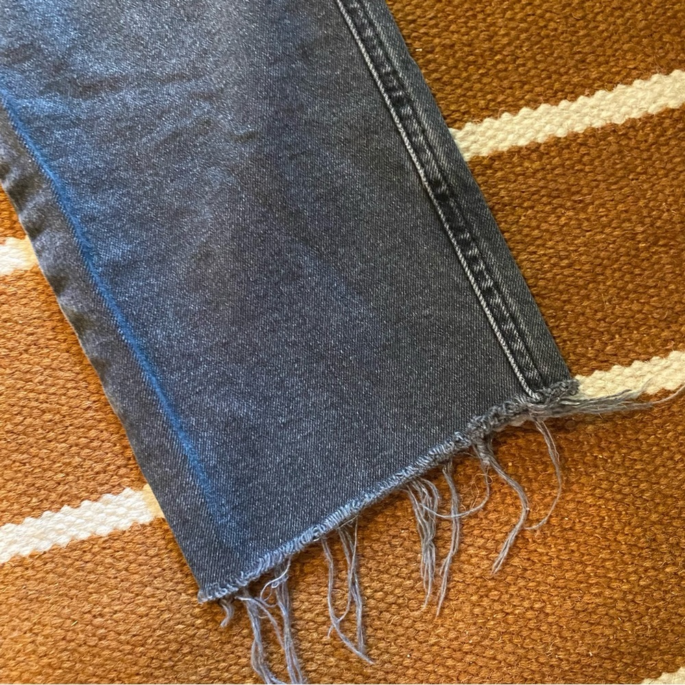 Free People • Black Raw Hem Jeans - Picture 7 of 11